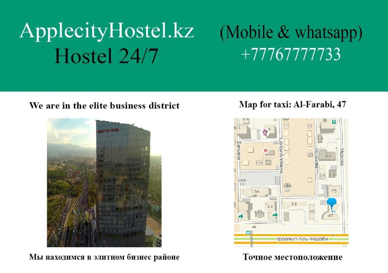 Apple City Hostel Almaty Exterior foto